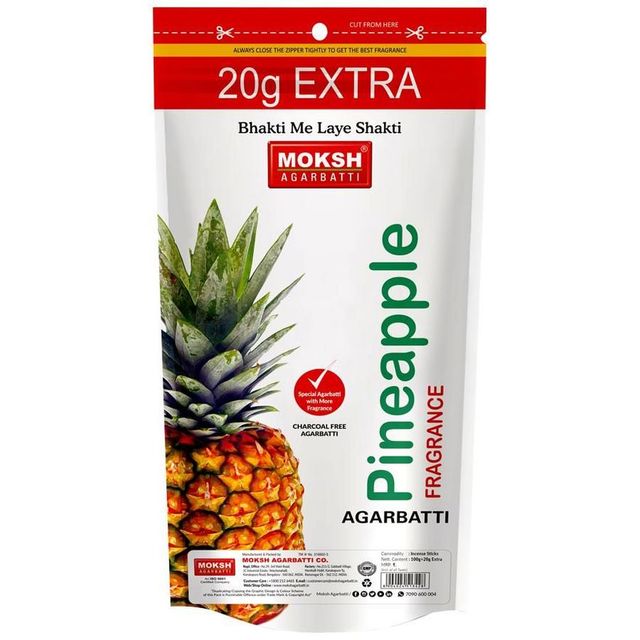 Moksh Pineapple Agarbatti - Zipper