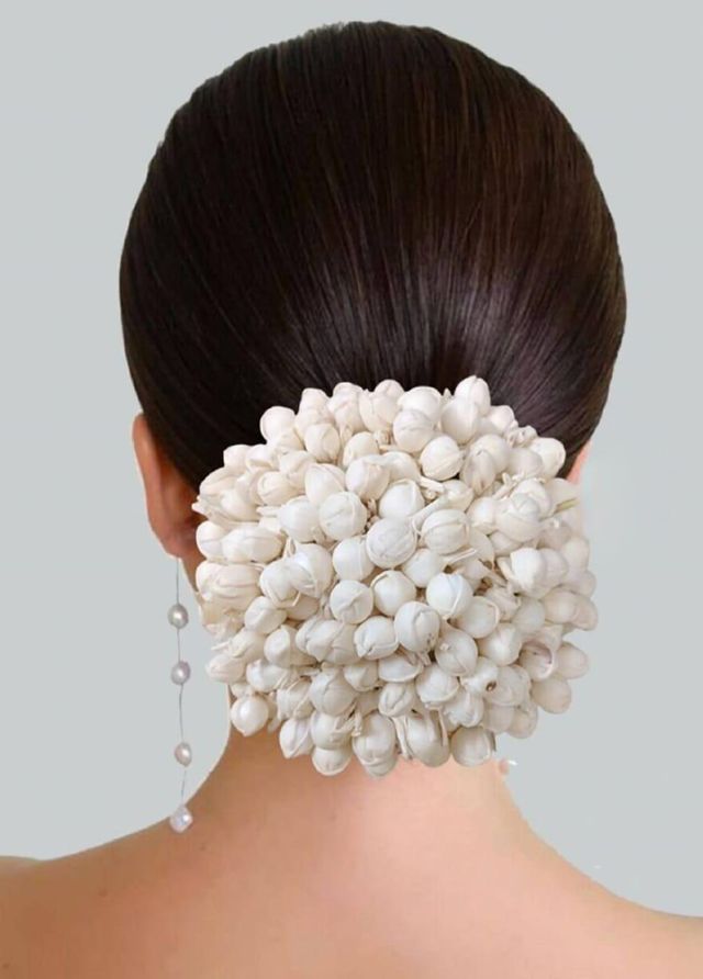 Artificial Mogra Flower Bun / Juda