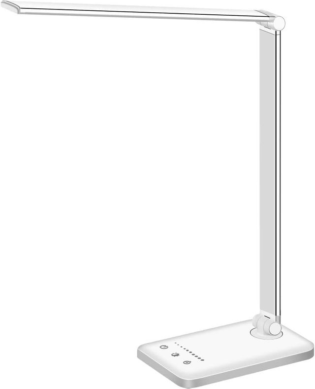 Hashwow Led Study Lamp With 5 Modes & Usb Charging Port  Touch Control