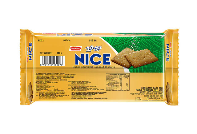 Parle 20-20 Nice Coconut Biscuits