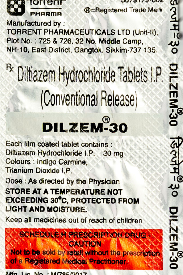 Dilzem 30 Tablet Cr