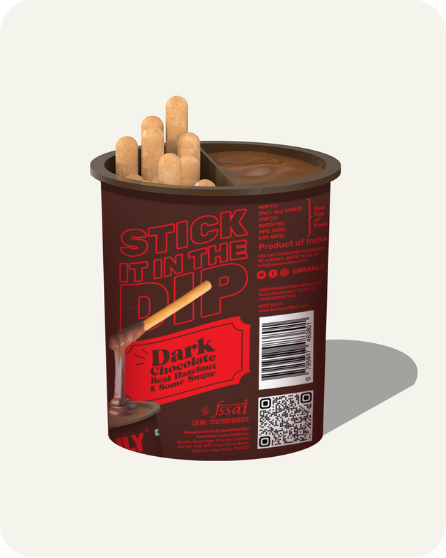 Beanly Choco Dibs - Dark Choco Hazelnut