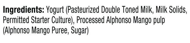 Epigamia Fruit Yogurt- Mango 75 g Combo