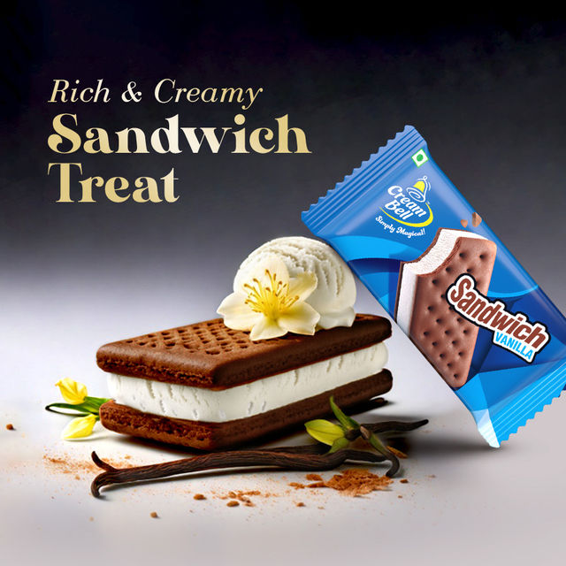 Cream Bell Vanilla Sandwich 80 ml Combo