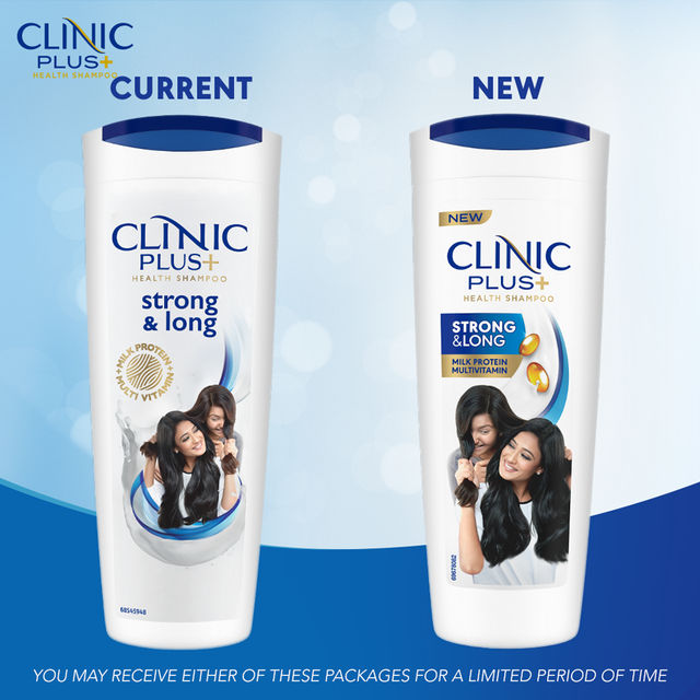 Clinic Plus Strong & Long Shampoo with Milk Proteins and Multivitamins