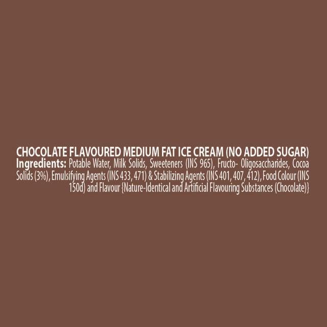 Cream Bell Sugarfree Chocolate Ice Cream Cup