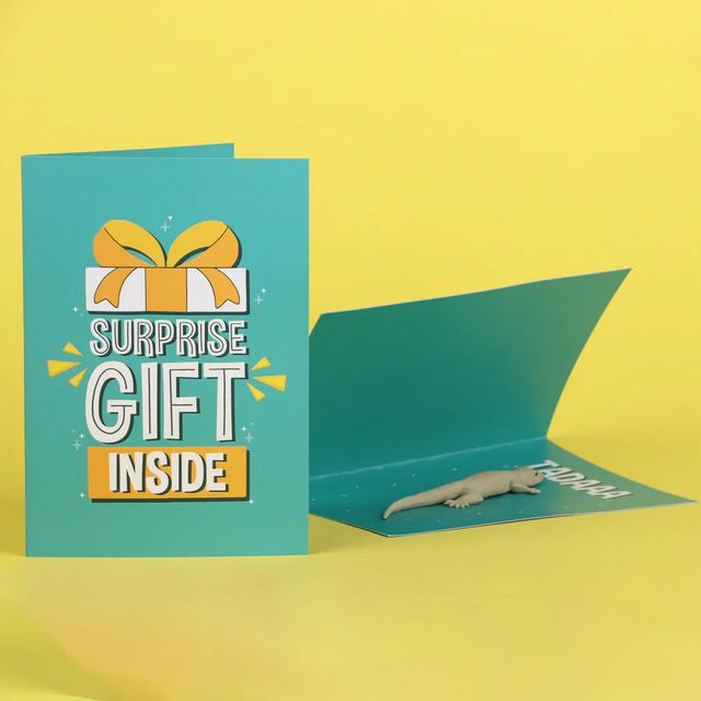 Oye Happy Prank Lizard Card
