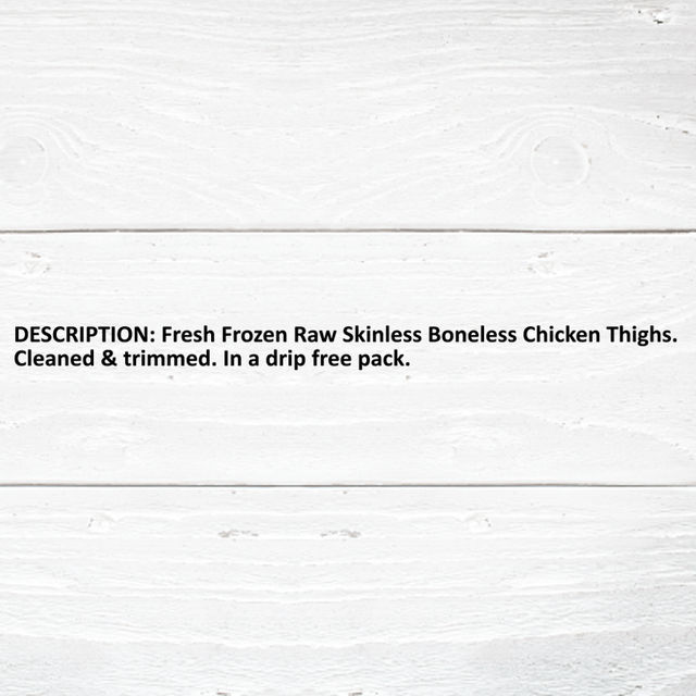 Meatzza Fresh Boneless Chicken Thighs 500 g Combo
