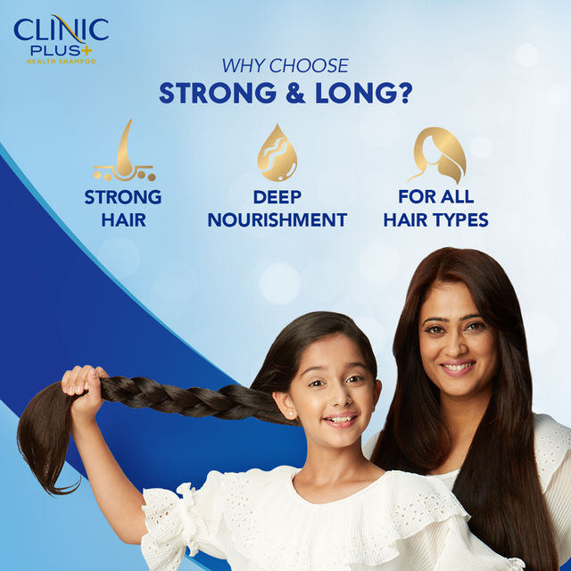 Clinic Plus Strong & Long Shampoo with Milk Proteins and Multivitamins