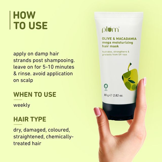Plum Olive Hair Mask For Damaged Hair