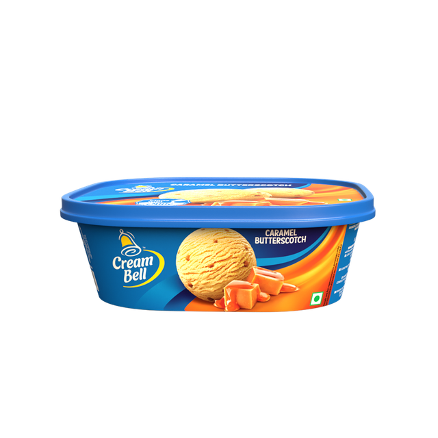 Cream Bell Caramel Butterscotch Ice Cream Tub