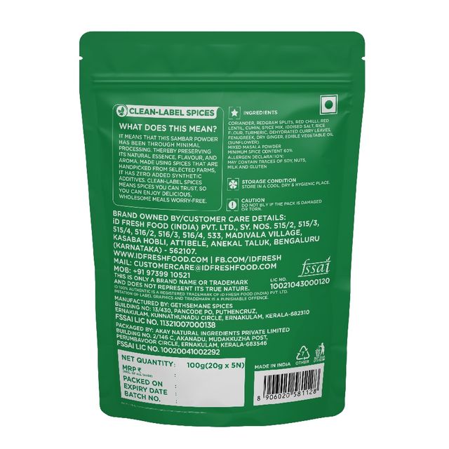 iD Sambar Powder