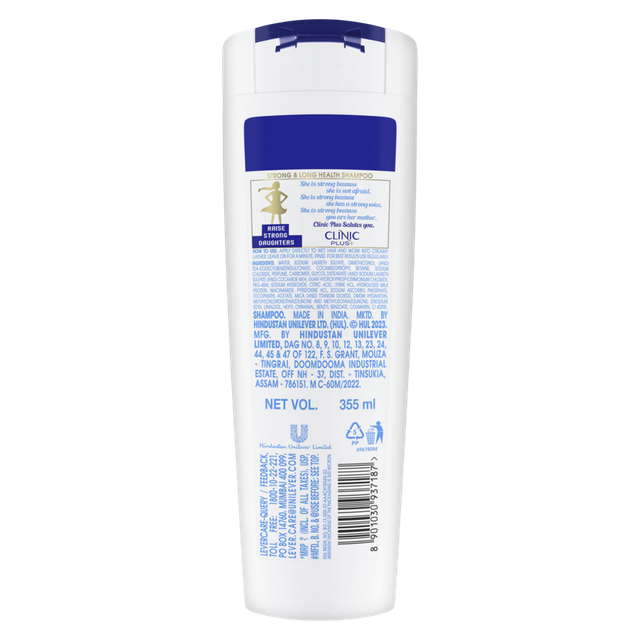 Clinic Plus Strong & Long Shampoo with Milk Proteins and Multivitamins