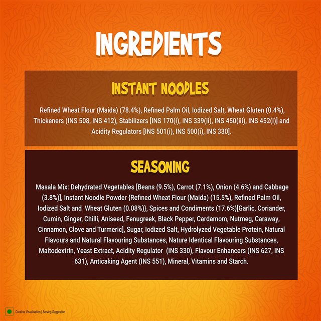 YiPPee! Magic Masala Noodles with Added Veggies - The Better Noodles