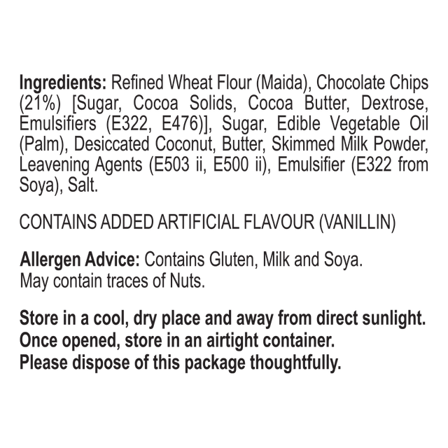 UNIBIC Choco Chip Cookies 75 g Combo