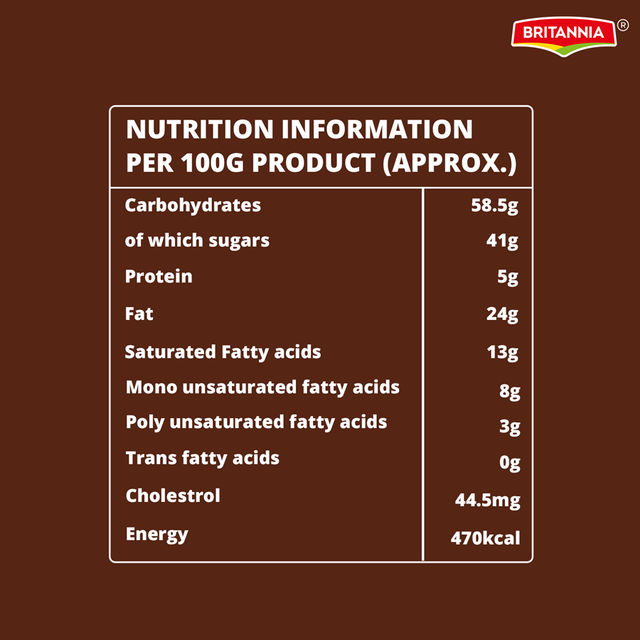 Britannia Fudge It Chocolate Brownie (With Egg) 120 g Combo