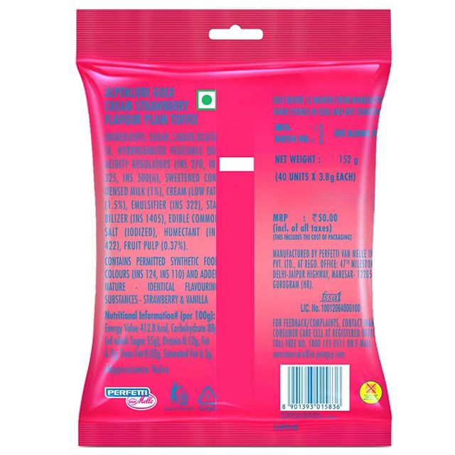 Alpenliebe Gold Cream Strawberry Candy