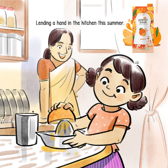 Paper Boat Santra Fruit Juice
