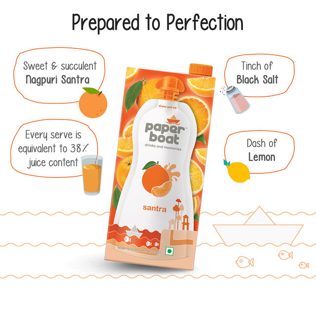 Paper Boat Santra Fruit Juice
