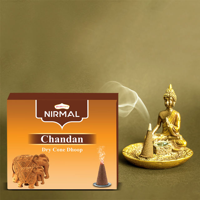 Shubhkart Nirmal Chandan Dry Cone Dhoop 10 pc Combo