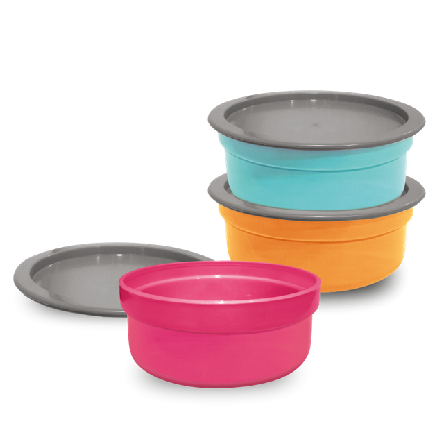 Asian Plastoware Dynamic Airseal Container Assorted - 3 Pcs