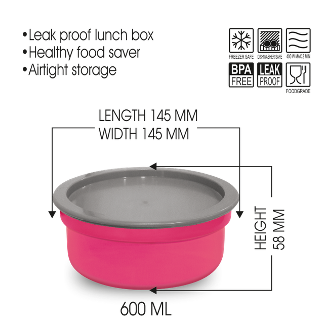 Asian Plastoware Dynamic Airseal Container Assorted - 3 Pcs