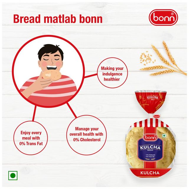 Bonn Kulcha (4 Slices) Combo