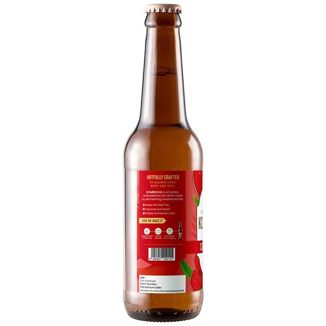 Toyo Kombucha Cranberry Kombucha 330 ml X 3 Combo