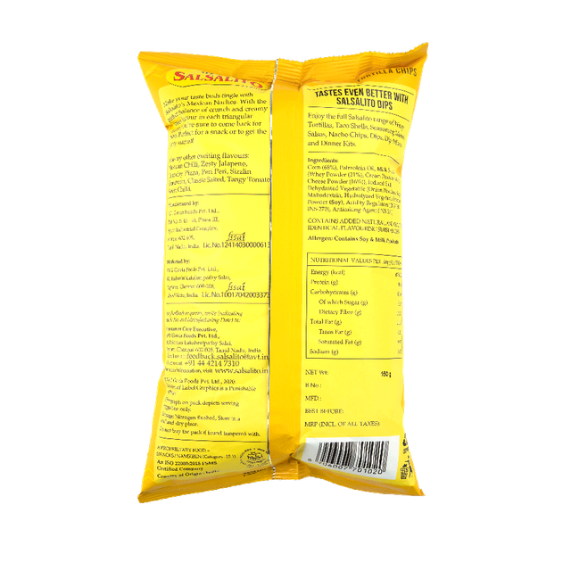 Salsalito Nacho Chips - Creamy Cheese 