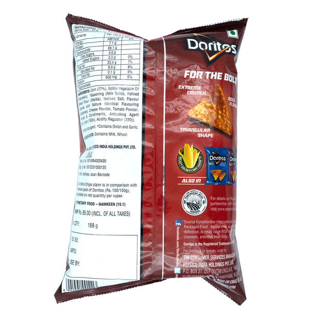 Doritos Nachos Chips(153gms) & Dip(300gms) Combo