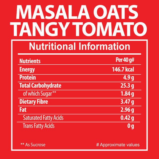 Bagrry's Masala Oats– Tangy Tomato 
