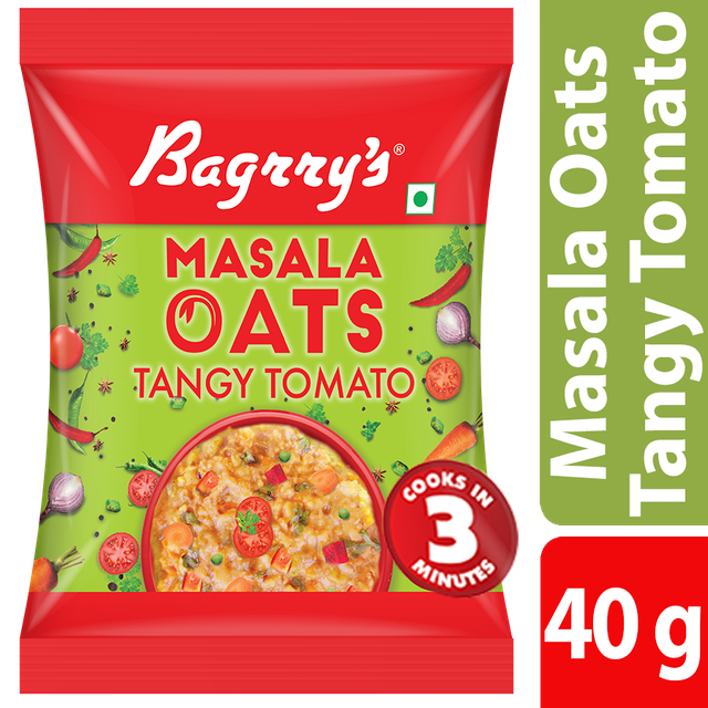 Bagrry's Masala Oats– Tangy Tomato 