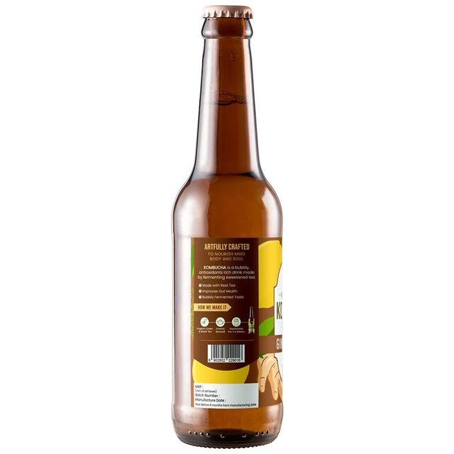Toyo Kombucha Ginger Lemon Kombucha 330 ml Combo