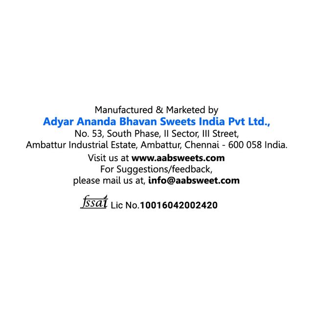 A2B Spl Mysore Pak