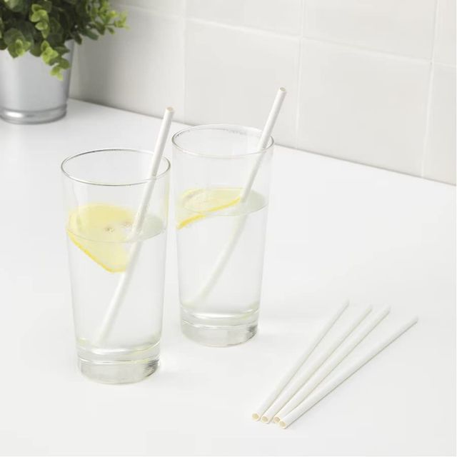 Vinay Trading Disposable Paper Straw - 6 mm | Assorted Color and Design