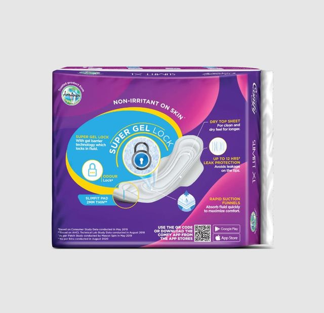 Comfy Snug Fit XL Sanitary Pads