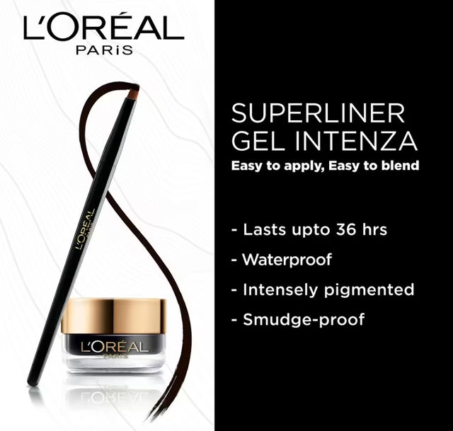 L'Oreal Paris Super Liner Gel Intenza Eyeliner, Profound Black