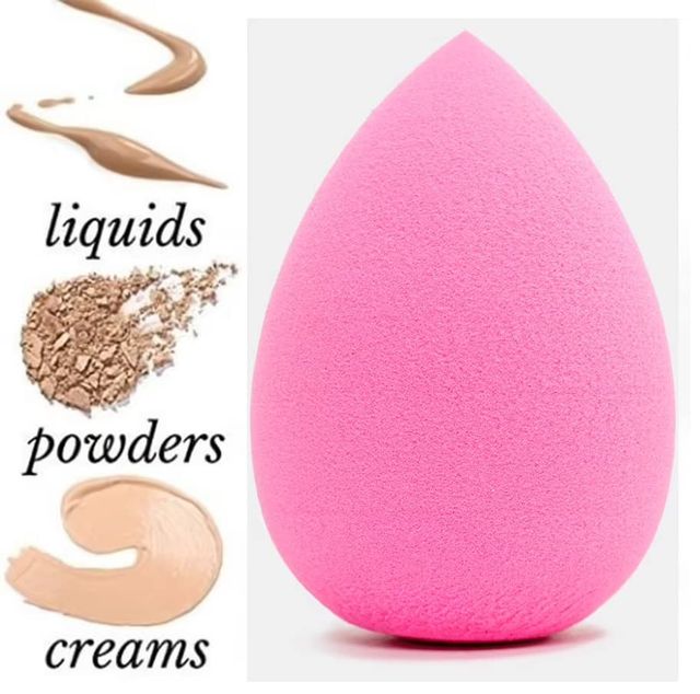 Bronson Professional Pink Ultimate Classic Beauty Blender Makeup Sponge