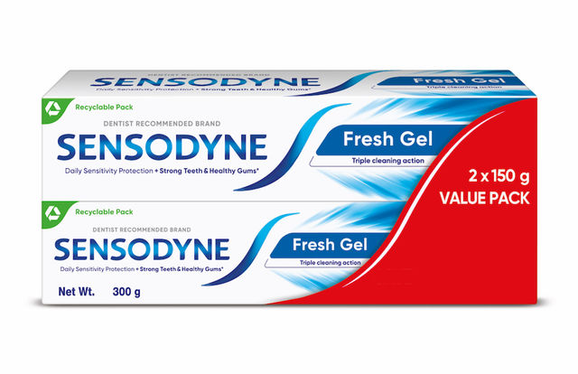 Sensodyne Fresh Gel Toothpaste Value Pack