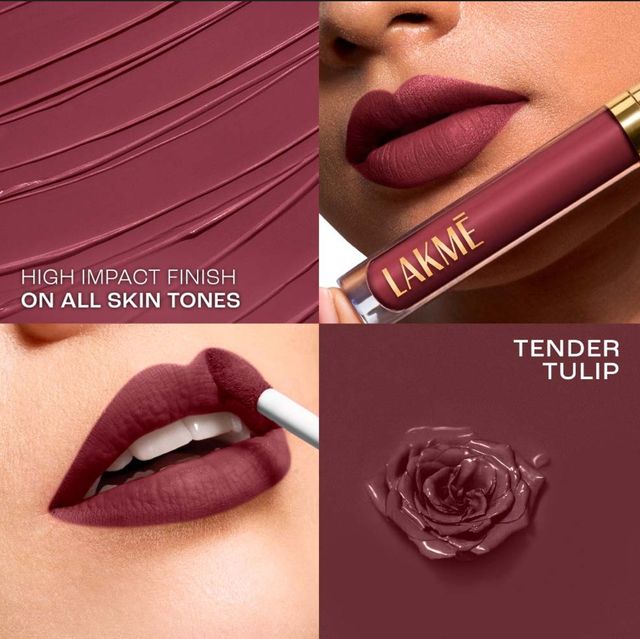 Lakme Rouge Bloom Matte Lip Liquid Tender Tulip 303