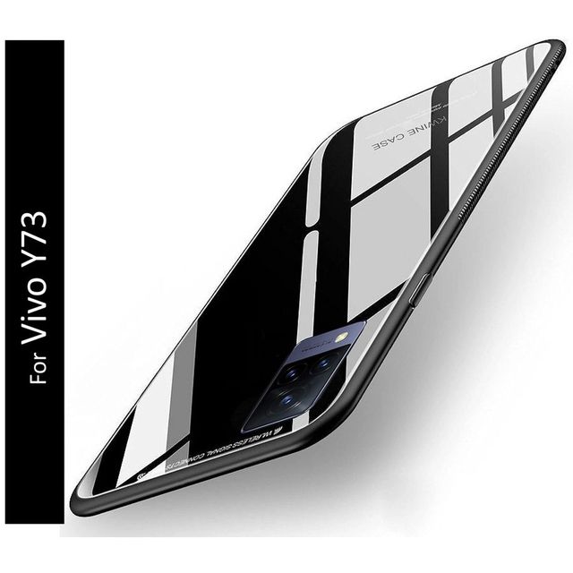 Kwine Case Vivo Y73 Back Cover - Glass Case