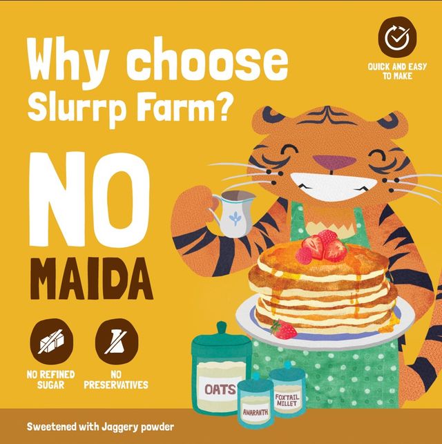Slurrp Farm Millet Pancake Mix | Banana Choco-Chip and Chocolate | Kids and Adults | Pack Of 2