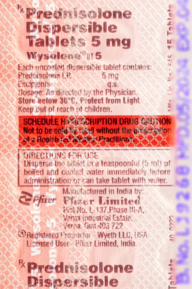 Wysolone 5 Tablet Dt