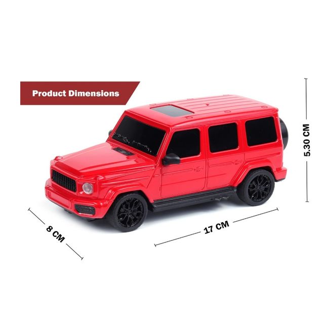 Race N Roll Hi Speed Rechargeable Remote Control Car 1:24 - G Wag Red