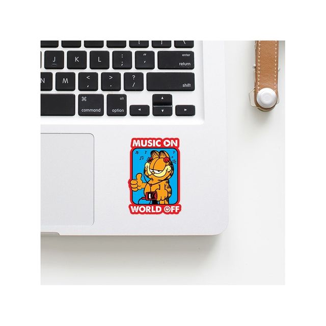 House Of Festivals Music On - Garfield Official Sticker