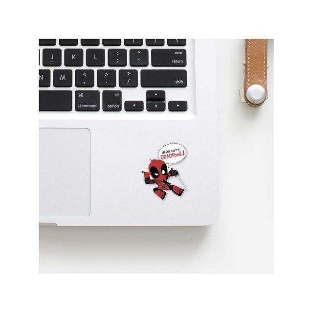 House Of Festivals Here Comes Deadpool - Deadpool Official Sticker