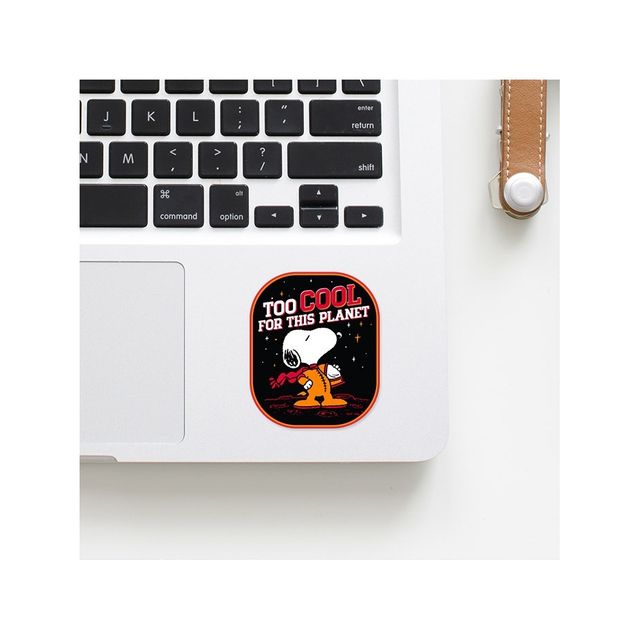 House Of Festivals Too Cool For This Planet - Peanuts Official Sticker