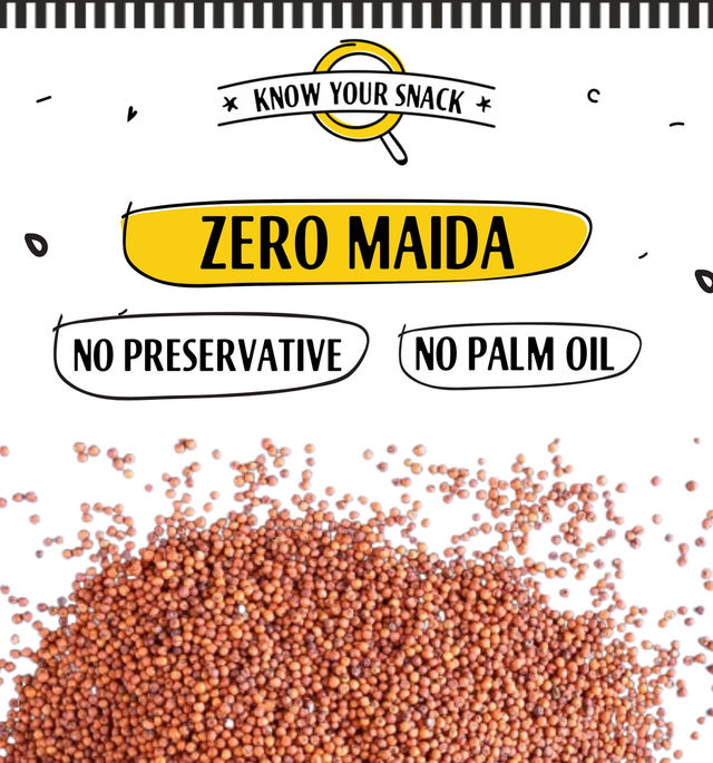 The Baker's Dozen Zero Maida Ragi Crackers Baked Millet Snack