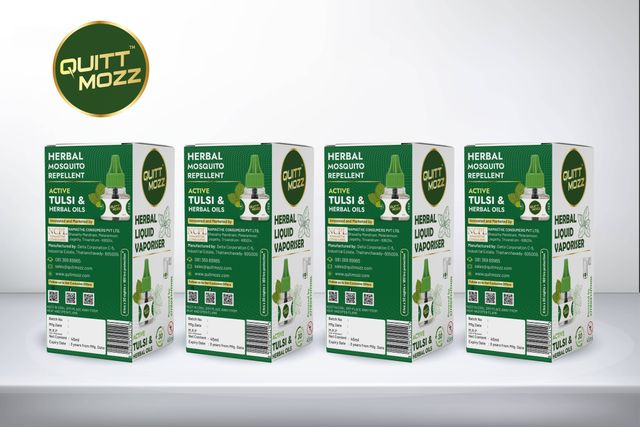 Herbal Mosquito Liquid Vaporizer - Pack of 4