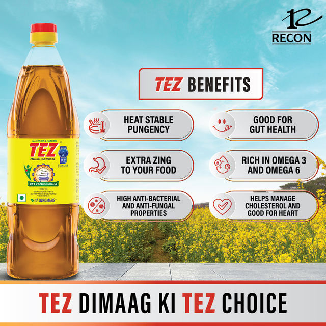 Tez Premium Mustard Oil / Kachi GhaniBottle